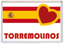 Torremolinos - Love Spain/Spanish Towns & Cities Flag - Jumbo Fridge Magnet Souvenir Gift Present