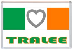 Tralee - Love Ireland/Irish Towns & Cities Flag - Jumbo Fridge Magnet Souvenir Gift Present
