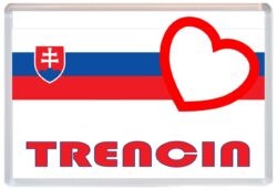 Trencin - Love Slovakia/Slovakian Towns & Cities Flag - Jumbo Fridge Magnet Souvenir Gift Present