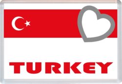 Turkey - Love Turkey/Turkish Towns & Cities Flag - Jumbo Fridge Magnet Souvenir Gift Present