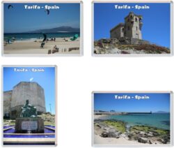 Tarifa - Andalucia - Spain - 4 PACK - Jumbo Fridge Magnet Souvenir Gift Present