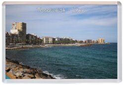 Torrevieja - Costa Blanca - Spain - Jumbo Fridge Magnet Souvenir Gift Present D2