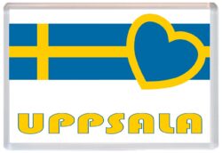 Uppsala - Love Sweden/Swedish Towns & Cities Flag - Jumbo Fridge Magnet Souvenir Gift Present