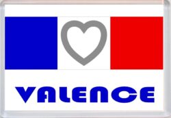 Valence - Love France/French Towns & Cities Flag - Jumbo Fridge Magnet Souvenir Gift Present