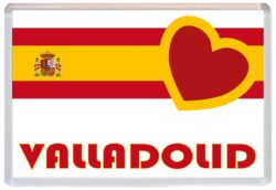 Valladolid - Love Spain/Spanish Towns & Cities Flag - Jumbo Fridge Magnet Souvenir Gift Present