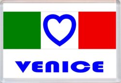 Venice - Love Italy/Italian Towns & Cities Flag - Jumbo Fridge Magnet Souvenir Gift Present