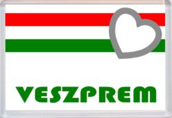 Veszprem - Love Hungary/Hungarian Towns & Cities Flag - Jumbo Fridge Magnet Souvenir Gift Present