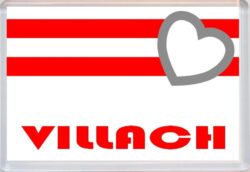 Villach - Love Austria/Austrian Towns & Cities Flag - Jumbo Fridge Magnet Souvenir Gift Present