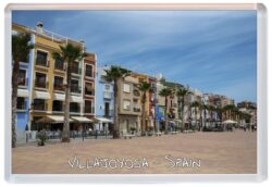 Villajoyosa - Costa Blanca - Spain - Jumbo Fridge Magnet Souvenir Gift Present D2