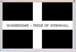 Wadebridge - Pride of Cornwall County Flag - Jumbo Fridge Magnet Souvenir Gift Present