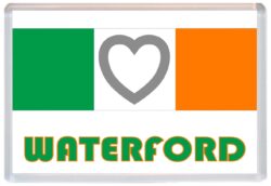 Waterford - Love Ireland/Irish Towns & Cities Flag - Jumbo Fridge Magnet Souvenir Gift Present