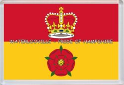 Waterlooville - Pride of Hampshire County Flag - Jumbo Fridge Magnet Souvenir Gift Present