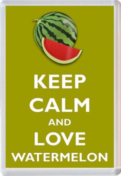 Keep Calm and Love Watermelon - Jumbo Fridge Magnet Souvenir Gift Present