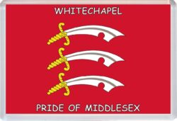 Whitechapel - Pride of Middlesex County Flag - Jumbo Fridge Magnet Souvenir Gift