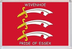 Wivenhoe - Pride of Essex County Flag - Jumbo Fridge Magnet Souvenir Gift Present