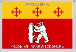 Wood End - Pride of Suffolk County Warwickshire - Jumbo Fridge Magnet Souvenir Gift
