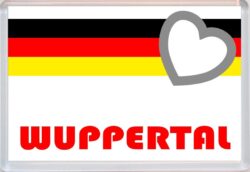 Wuppertal - Love Germany/German Towns & Cities Flag - Jumbo Fridge Magnet Souvenir Gift Present