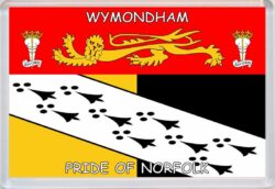 Wymondham - Pride of Norfolk County Flag - Jumbo Fridge Magnet Souvenir Gift
