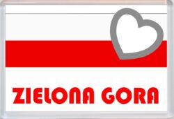 Zielona Gora - Love Poland/Polish Towns & Cities Flag - Jumbo Fridge Magnet Souvenir Gift Present