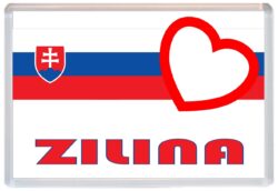 Zilina - Love Slovakia/Slovakian Towns & Cities Flag - Jumbo Fridge Magnet Souvenir Gift Present