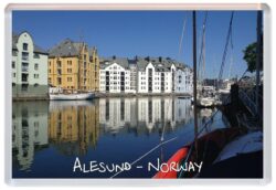 Alesund - Norway - Jumbo Fridge Magnet Souvenir Gift Present