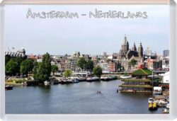 Amsterdam - Holland - Jumbo Fridge Magnet Souvenir Gift Present (b)