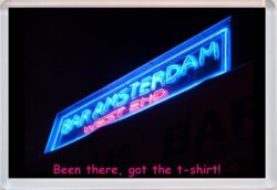 Amsterdam Bar - San Antonio - Ibiza - Spain - Jumbo Fridge Magnet Souvenir Gift Present
