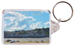 Appledore - Devon - Double Sided Large Keyring Key Fob Chain Ring Gift Present Souvenir