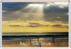 Bali - Indonesia - Jumbo Fridge Magnet Souvenir Gift Present Sunset
