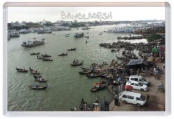 Bangladesh - Jumbo Fridge Magnet Souvenir Gift Present (a)