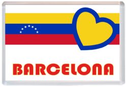 Barcelona - Love Venezuela Towns & Cities Flag - Jumbo Fridge Magnet Souvenir Gift Present