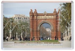 Arc de Triomf - Barcelona - Spain - Jumbo Fridge Magnet Souvenir Gift Present