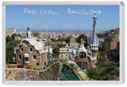 Parc Guell - Barcelona - Spain - Jumbo Fridge Magnet Souvenir Gift Present
