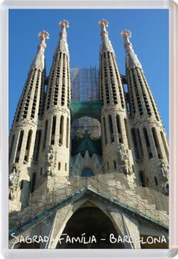 Sagrada Familia - Barcelona - Spain - Jumbo Fridge Magnet Souvenir Gift Present (a)