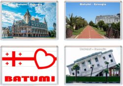Batumi - Georgia - 4 PACK - Jumbo Fridge Magnet Souvenir Gift Present