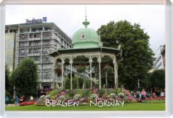 Bergen - Norway - Jumbo Fridge Magnet Souvenir Gift Present