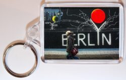Berlin - Germany  ? Double Sided Large Keyring Key Fob Chain Ring Gift Present Souvenir (a)