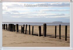 Berrow Beach - Somerset - Jumbo Fridge Magnet Souvenir Gift Present