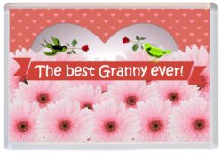 Best Granny Ever - Jumbo Fridge Magnet Souvenir Gift Mothers Day Birthday Xmas Present