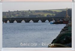 Bideford - Devon - Jumbo Fridge Magnet Souvenir Gift Present
