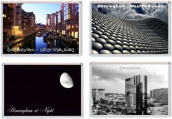 Birmingham - West Midlands - 4 PACK - Jumbo Fridge Magnet Souvenir Gift Present