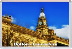 Bolton - Lancashire - Jumbo Fridge Magnet Souvenir Gift Present G1