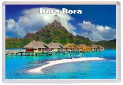 Bora Bora - French Polynesia - Jumbo Fridge Magnet Souvenir Gift Present (a)