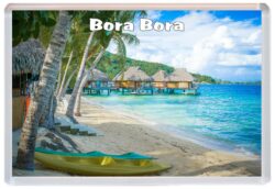 Bora Bora - French Polynesia - Jumbo Fridge Magnet Souvenir Gift Present (b)