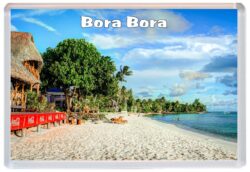 Bora Bora - French Polynesia - Jumbo Fridge Magnet Souvenir Gift Present (d)