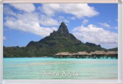Bora Bora - French Polynesia - Jumbo Fridge Magnet Souvenir Gift Present (e)