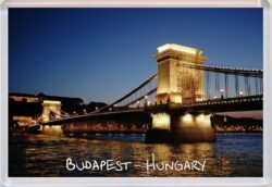 Budapest - Hungary - Jumbo Fridge Magnet Souvenir Gift Present Evening