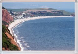 Budleigh Salterton - Devon - Jumbo Fridge Magnet Souvenir Gift Present