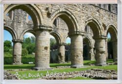 Buildwas Abbey - Shropshire - Jumbo Fridge Magnet Souvenir Gift Present
