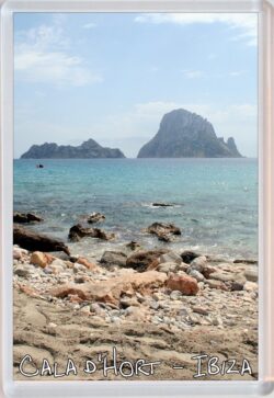 Cala d'Hort - Ibiza - Spain - Jumbo Fridge Magnet Souvenir Gift Present